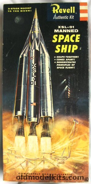 Revell 1/96 XSL-01 Manned Space Ship 'S' Kit, H1800-198 plastic model kit
